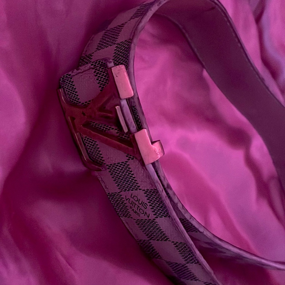 Louis Vuitton Paris Checkered Belt